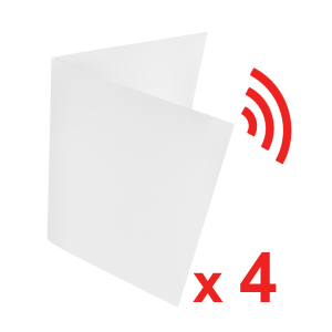 Blank Recordable Audio Greeting Card 4 Pack